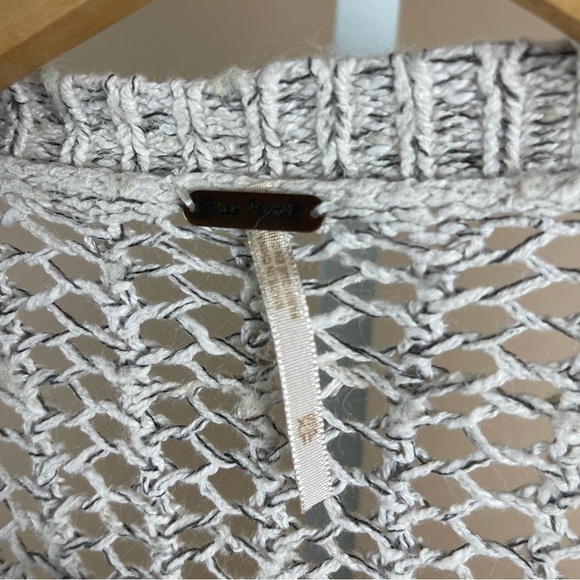 Free People Womens XS Wool Blend Knit Oversized Slouchy Cardigan Shrug Beachy - Picture 6 of 7